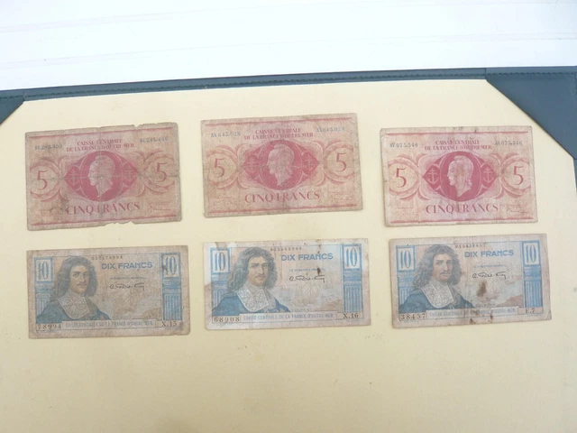 Lot De 10 Pièces Monnaies Anciennes France - 1 à 20 Centimes Et Francs 1960-2001, Collection Cinquième République
