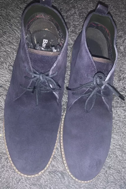 BARBOUR REDHEAD BOOTS Navy Blue Outdoor Hunt Shoot Gent Smart Size