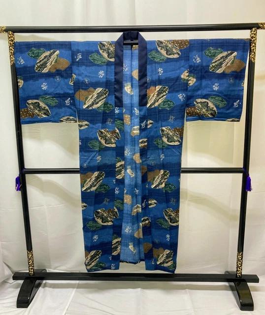 Vintage Japanese juban kimono - Antique Mens Juban