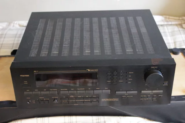 Nakamichi av-1 audio video stereo receiver 100watt