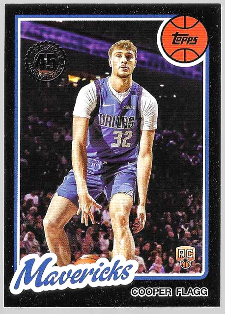 2025 Topps Cooper Flagg Silver Foil Rookie RC #80BK-51 Throwback SP