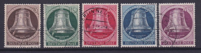 Berlin 75-79 Freiheitsglocke Schöneberger Rathaus kompl. Satz gestempelt /2