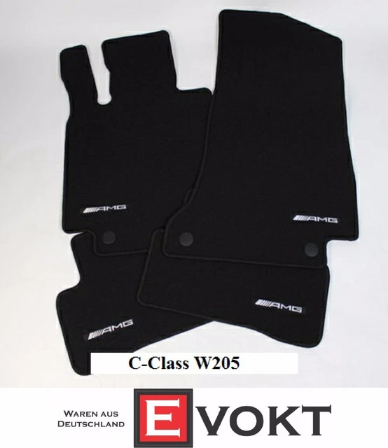 ORIGINAL AMG FLOOR mats set CClass W205 4piece MercedesBenz NEW