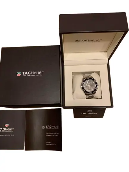 TAG HEUER Aquaracer Quartz Chronograph CAN1010.BA0821 Stainless Steel quart 44mm