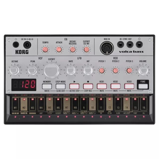 Korg Volca Bass Sintetizzatore Analogico per Bassi