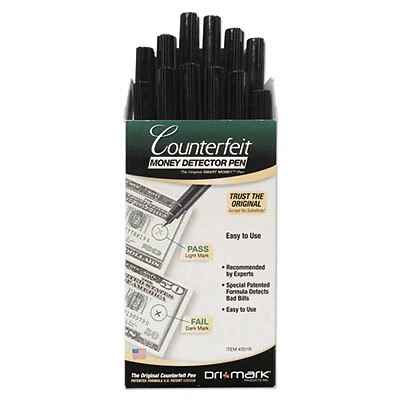 Dri-Mark PEN,DETECTR,COUNTRFEIT,DZ 351R-1 DRI-MARK PRODUCTS Dri-Mark 351R-1
