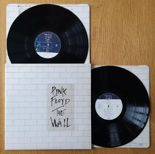 Pink Floyd - The Wall - Orig. 1979 1st Press Vinyl LP + Sticker A6/B5/A3/B2 EX+