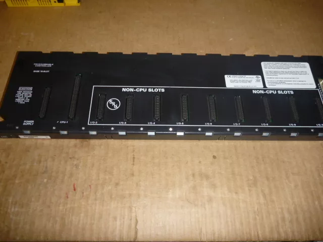 GE Fanuc IC-693-CHS-391/IC693CHS391 10 Slot Base **WARRANTY**