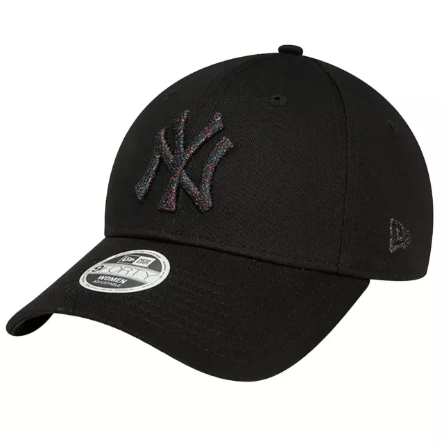 Cap Herren, New Era 9FORTY New York Yankees Metallic Logo Cap, Schwarz