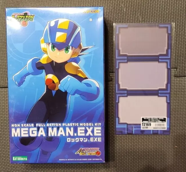 Rockman EXE Megaman Kotobukiya plastic model kit + Preorder Bonus Battle Tiles