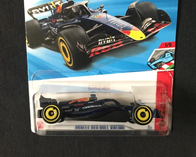 HOT WHEELS ORACLE Red Bull Racing F1 Diecast Car Track Aces 1/5 Formula ...