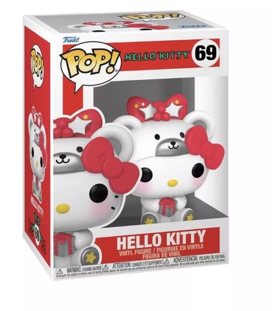 Damaged Box - Hello Kitty Metallic Polar Bear 3.75" Pop Vinyl Figure Funko