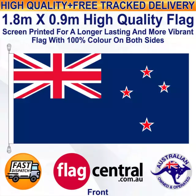 New Zealand National Flag 1.8m NZ *Cost Effective *Tracked Delivery *Quality