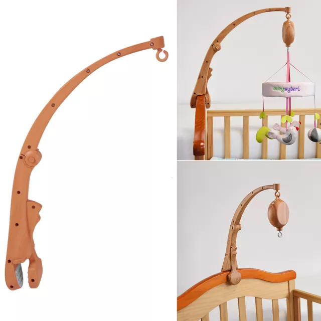 Baby Crib Mobile Bed Bell Holder Plastic Arm Bracket Clips Toy Hanging Decor DIY