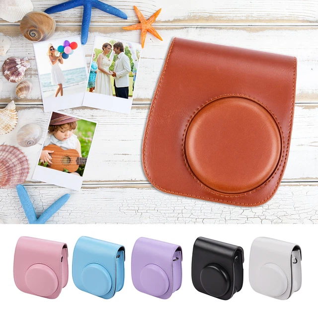 Portable PU Leather Camera Case Bag  Strap For Fujifilm Fuji Instax Mini11 E9L4