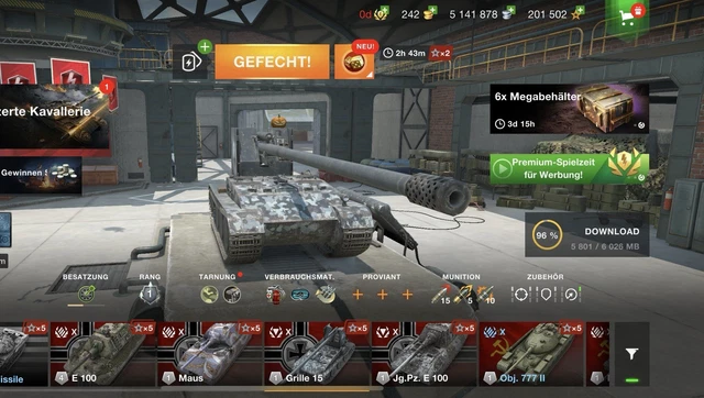 Compte World Of Tanks Blitz (PC) - Très Bon État, Stratégie & Combat