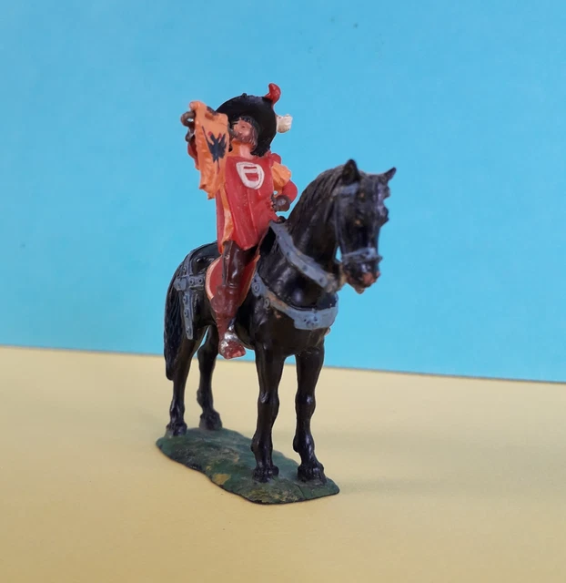 ELASTOLIN / ANTIQUITE TRES BEAU HUNS A CHEVAL figurine rare