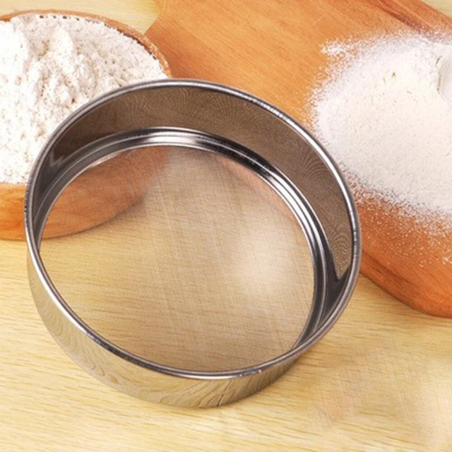Tamis Inoxydable 30CM Diamètre 6CM Hauteur 120 Mesh Pour Machine Vibrante Électrique CONROS
