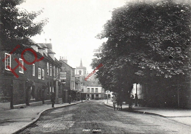 Picture Postcard: Carshalton, High Street, 1896 (Repro)