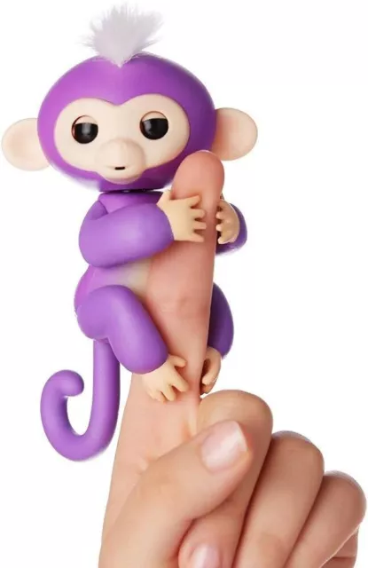 Finger Monkey Cute Interactive Toy Shakes Head Gift (fingerling) NEW