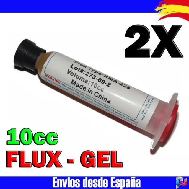 2X Flux En Gel Pasta Para Soldar Componentes Smd Pcb Para Soldadura De Estaño