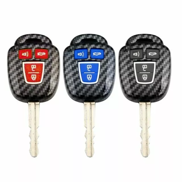 4 BNT For Toyota Corolla Camry RAV4 Highlander ABS+Carbon Car Key Fob Case Cover
