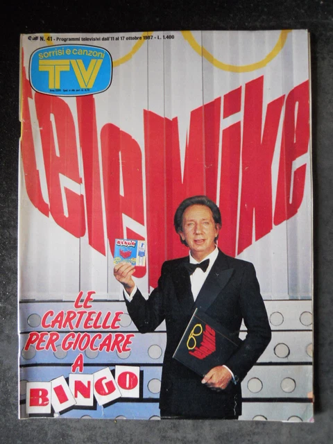 TV Sorrisi E Canzoni N°21 1987 – Avec Album De Figurines, état Correct