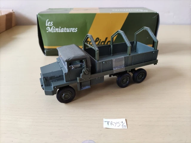 SOLIDO 1/50, CAMION Berliet dépannage GBC KT armée Française actuelle, TBE (229) EUR 29,00 - FR