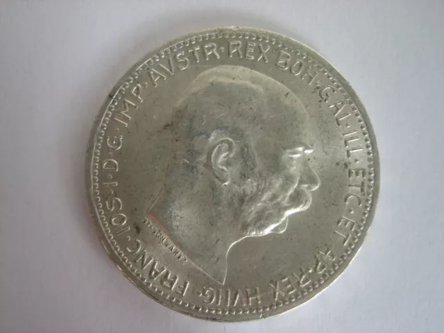 Österreich, 1 Krone 1916, Franz Josef 1. (1848-1916), ss/vz
