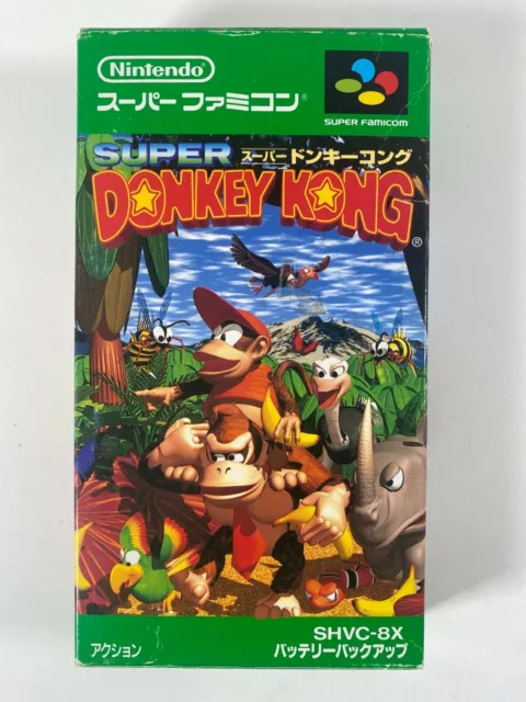 Nintendo Super Famicom SFC (SNES) * DONKEY KONG COUNTRY * Japan mit OVP CiB