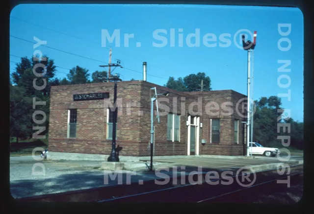 Original Slide WAB WABASH St, Charles MO Station In 1967