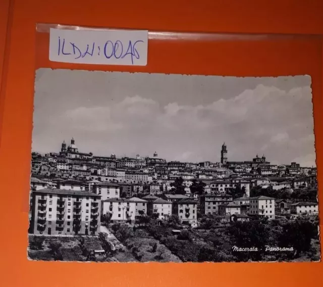 Cartolina: Macerata B/N - Viaggiata -  Panorama  Condizioni Come Da  Foto