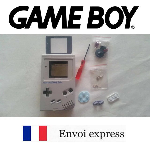 Coque GAME BOY fat original GRIS NEUF Grey NEW + tournevis - étui shell case