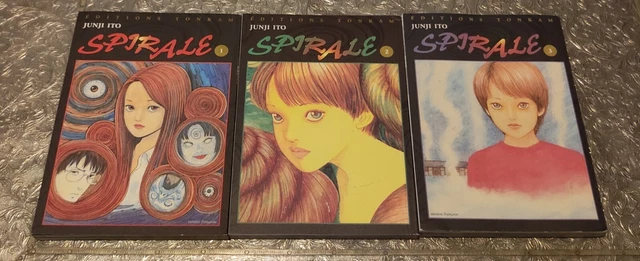 MANGA SPIRALE DE Junji Ito Collection Intégrale Complète Du Tome 1 à 3