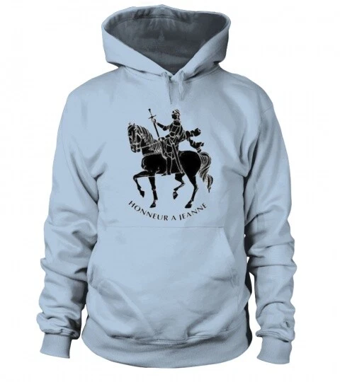 Sweat à Capuche Drapeau Sainte Jeanne D'Arc - Armoiries Et Motifs Royaux, Neuf, Fabriqué En France