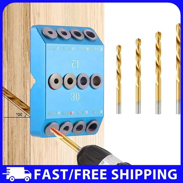30/45/90 DEGREE DRILL Guide Jig CNC Drilling Guide Locator DIY