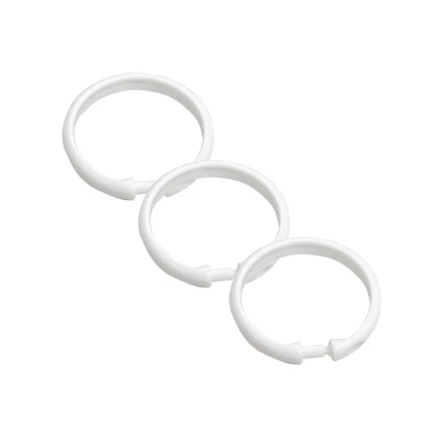 24 pz ganci in plastica tenda doccia anelli appendiabiti design finestra