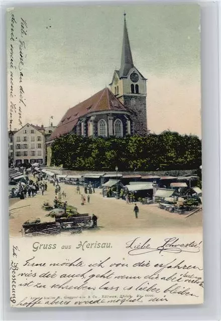 50680285 - Herisau Herisau Kirche Markt Appenzell AR