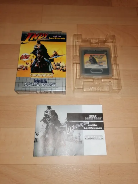jeu sega game gear indy indiana jones and the last crusade complet TBE