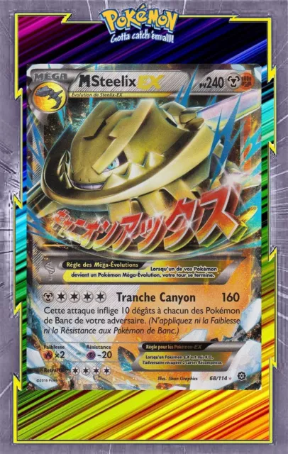 M Steelix EX - XY11:Steam Offensive - 68/114 - New French Pokemon Card