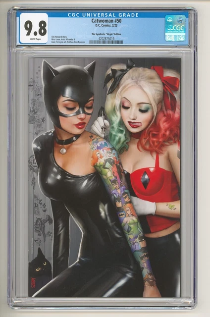 Catwoman #50 Nathan Szerdy 2 Copy Variant Set CGC 9.8
