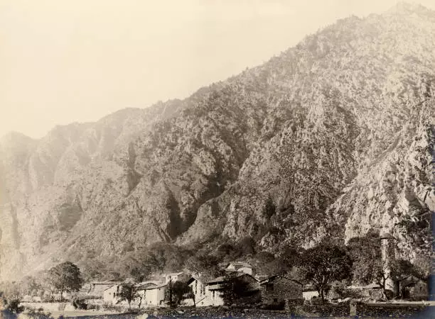 Santa Coloma Andorra in 1886 OLD PHOTO