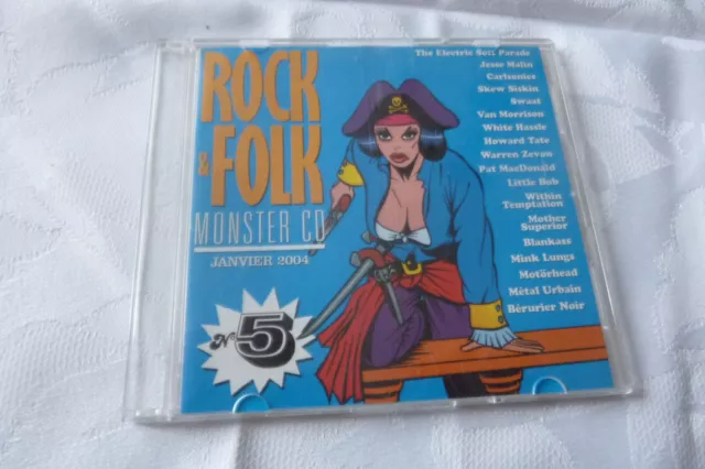 CD Sampler Rock & Folk N°5 - VAN MORISSON - LITTLE BOB - WITHIN TEMPTATION