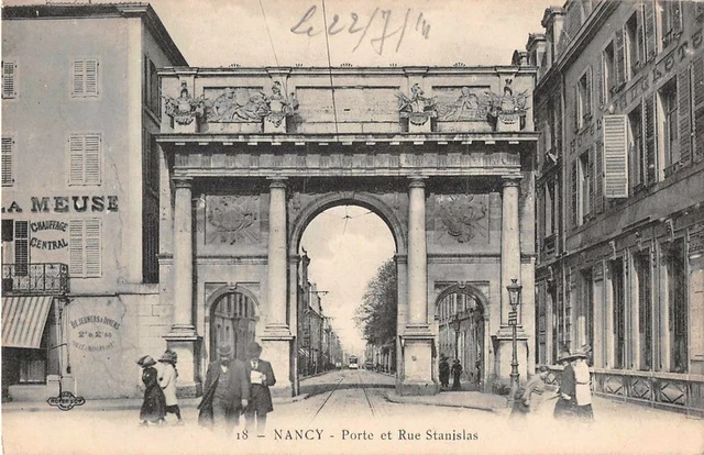 CPA 54 - NANCY - Porte et rue Stanislas