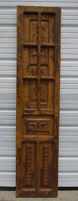 Antique Single Mexican Old Door-Carved-Postigo-#68-Rustic-20x89-Barn Door