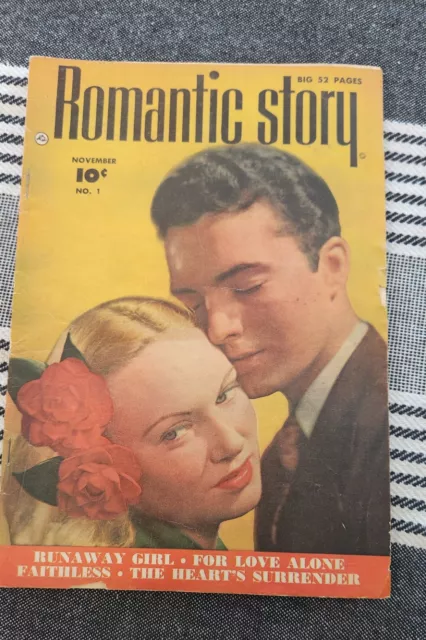 Romantic Story Comic 1949 Vol . No. 1