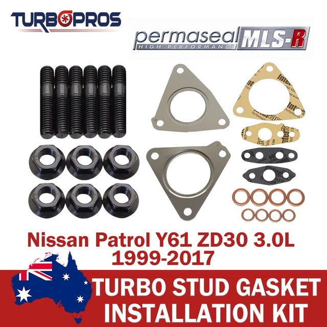Turbo Installation Stud & Gasket Kit For Nissan Patrol ZD30 3.0L – High Tensile Strength