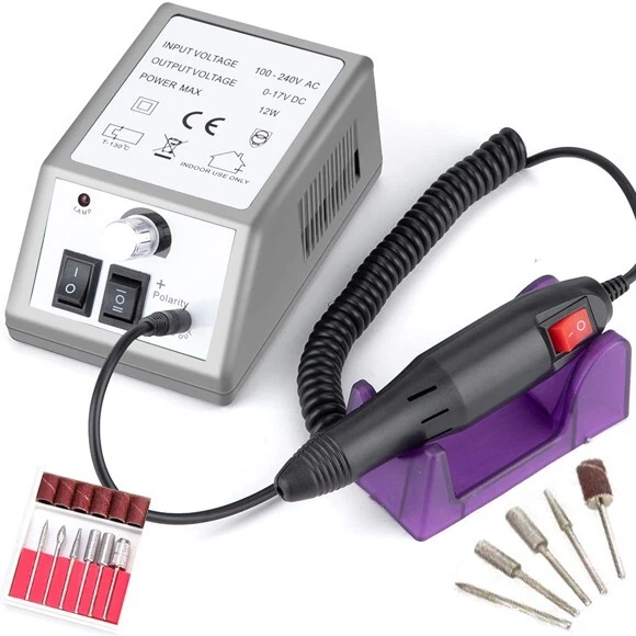 Nagelfräser Set Elektrisch 20000U/min 30W Maniküre Pediküre Nagel Design Retoo