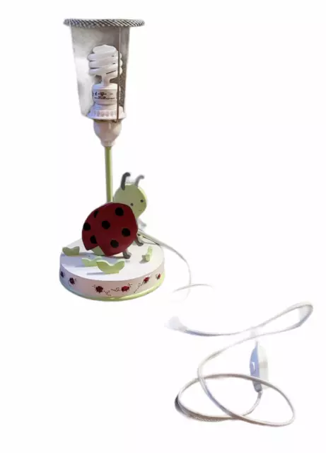 Kids Line Kidsline Ladybug Dragonfly Flower Nursery Decorative Lamp Accessory