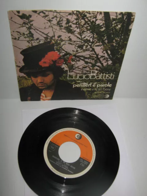 LUCIO BATTISTI – Pensieri E Parole / Insieme A te Sto Bene – vinyl 7”